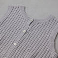 Gallery viewerに画像を読み込む, Midi Umi pattern knitting 2way vest / 2-729854