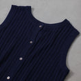 Gallery viewerに画像を読み込む, Midi Umi pattern knitting 2way vest / 2-729854