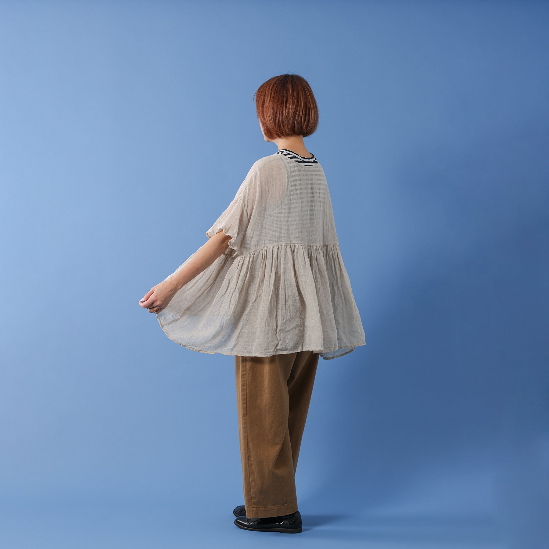 Veritecoeur リネンギャザープルオーバー / LTD-181 – JILL HOUSE