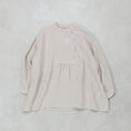 Gallery viewerに画像を読み込む, ichi Antiquités LINEN BROAD SHIRT / 1100910