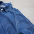 Gallery viewerに画像を読み込む, Veritecoeur ユニセックスデニムブルゾン / VC-2772U
