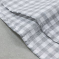 Load image into Gallery viewer, PORTER CLASSIC ROLL UP HEATHER GINGHAM CHECK SHIRT/ PC-016-3968
