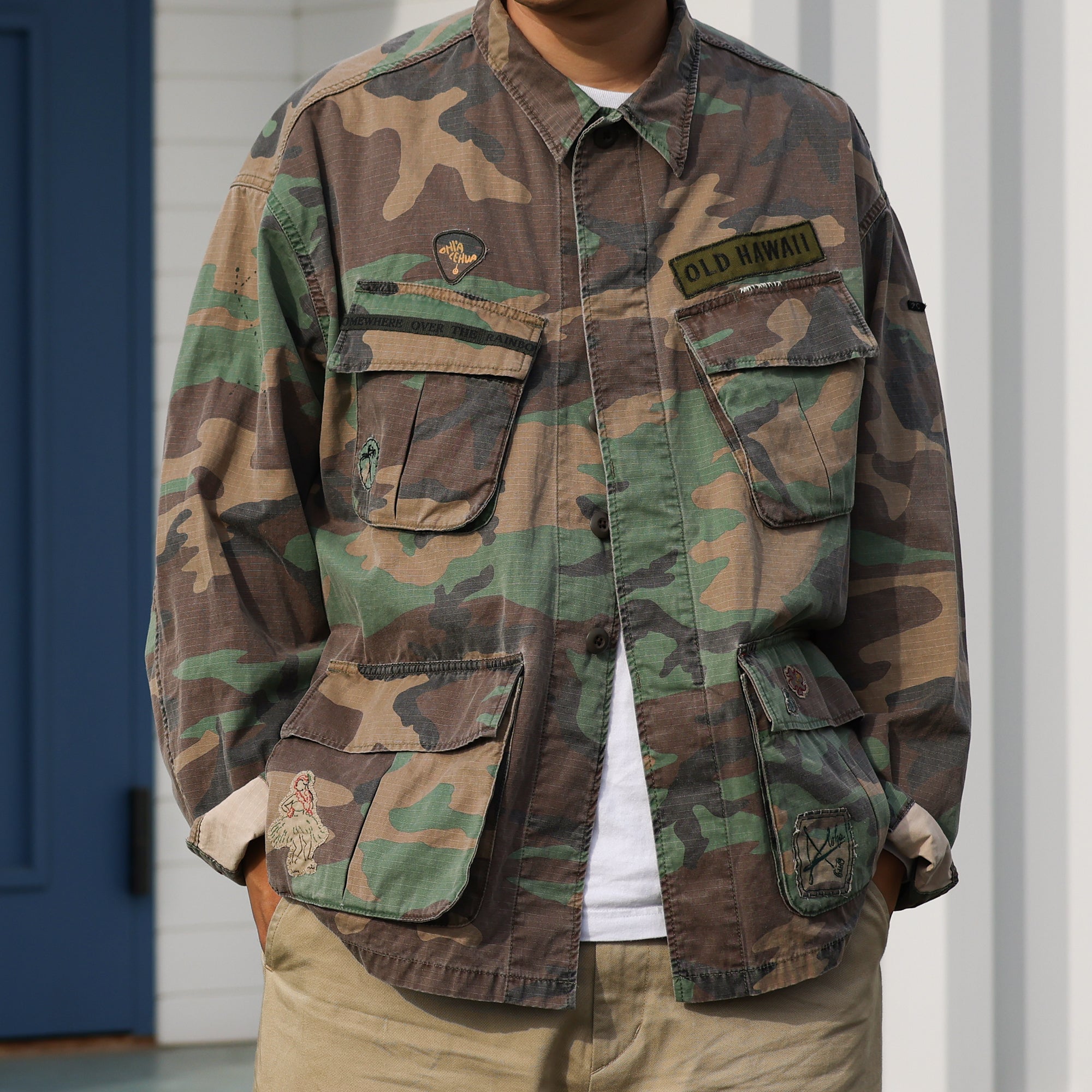 PORTER CLASSIC　ALOHA CAMOUFLAGE MILITARY JACKET