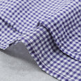 Load image into Gallery viewer, maison de soil HANDWOVEN COTTON/SILK GINGHAM CHECK FRILL COLLAR LONG SHIRT / NMDS26021