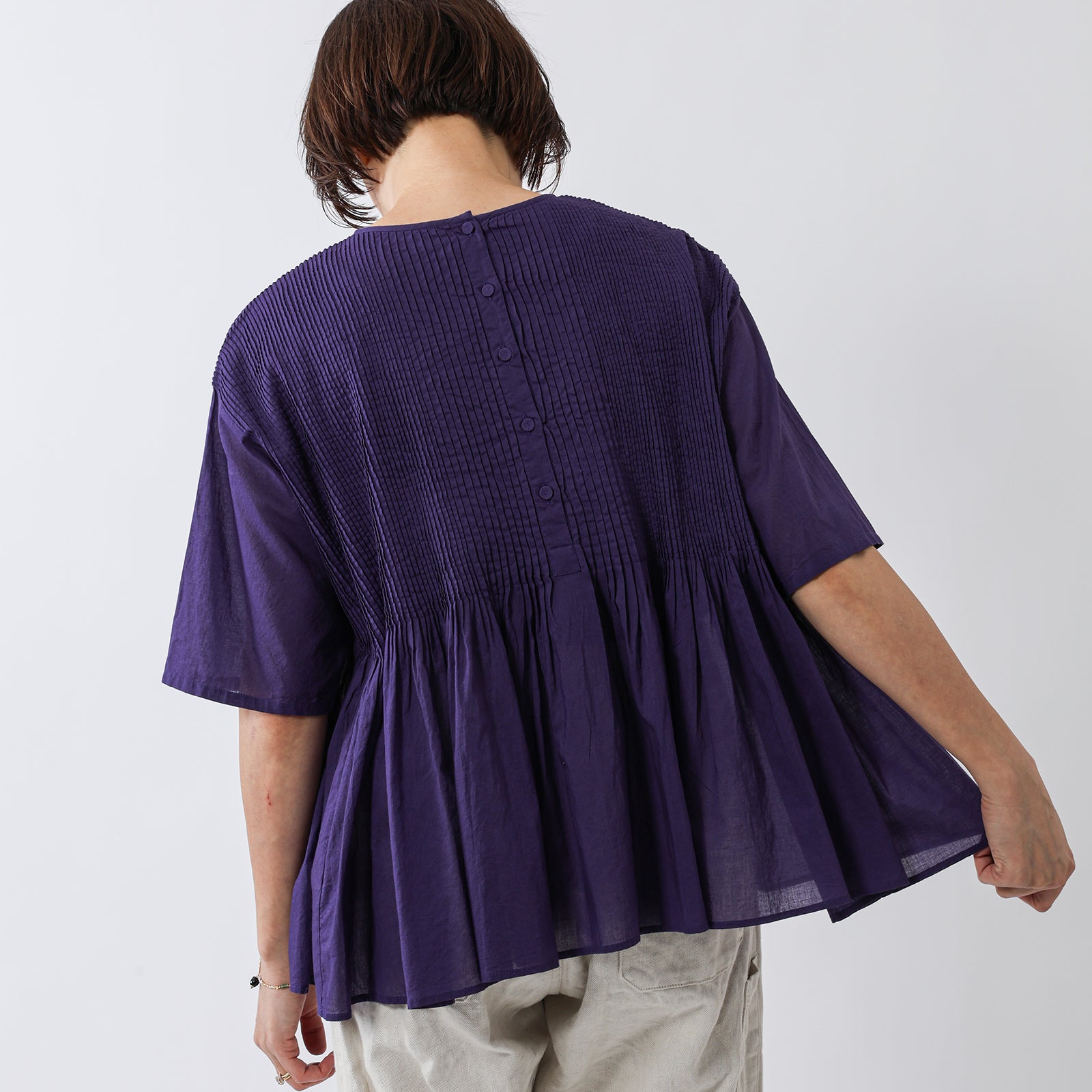 MAISON DE SOIL 80s ORGANIC COTTON PULLOVER SHIRT / NMDS26241