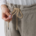 Load image into Gallery viewer, MEYAME リLINEN COMFORTABLE DRAWCODE PANTS