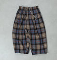 Gallery viewerに画像を読み込む, sillage circular pants plaid harris tweed /
