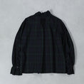 Load image into Gallery viewer, Nigel Cabourn ギャザーカラーブラウス / 80530810101
