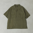 Gallery viewerに画像を読み込む, Nigel Cabourn OPEN COLLAR SHIRT LINEN TWILL / 80460011005
