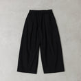 Gallery viewerに画像を読み込む, mizuiro ind コットンリネンハイウエストタックワイドパンツ / 1-260073