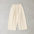 Gallery viewerに画像を読み込む, mizuiro ind コットンリネンハイウエストタックワイドパンツ / 1-260073