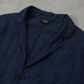 Gallery viewerに画像を読み込む, orSlow SIMPLE LIGHT JACKET INDIGO CHECK / 01-6153-101