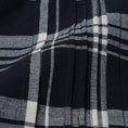 Gallery viewerに画像を読み込む, maison de soil HANDWOVEN HEAVY COTTON UNIQUE GINGHAM CHECK FRILL&PINTUCK SHIRTS WITH LACE / INMDS26742