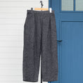 Load image into Gallery viewer, prit Wool Cotton Plain Weave One-Tuck Baggy Pants P70405