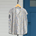 Gallery viewerに画像を読み込む, MANON LIBERTY FLOWER V-NECK SHIRRING BLOUSE MNN-SH-256