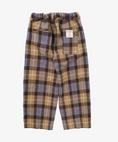 Gallery viewerに画像を読み込む, sillage hakama pants beige blue plaid harris tweed / SL25FW-HPHT-BBLCH