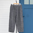 Load image into Gallery viewer, prit Wool Cotton Plain Weave One-Tuck Baggy Pants P70405