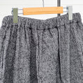Load image into Gallery viewer, prit Wool Cotton Plain Weave One-Tuck Baggy Pants P70405
