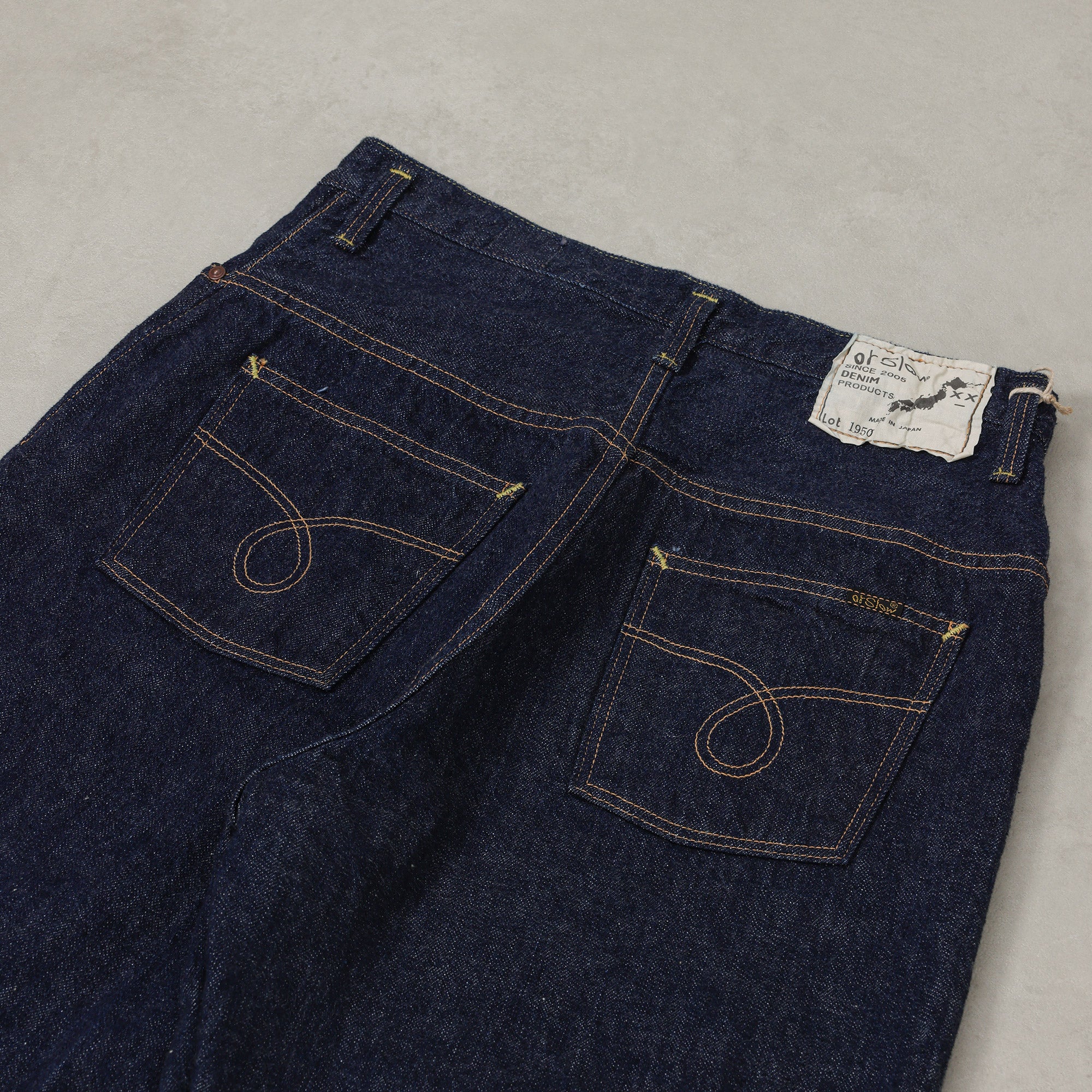 orSlow HIGH WAIST SELVEDGE DENIM PANTS / 00-1040