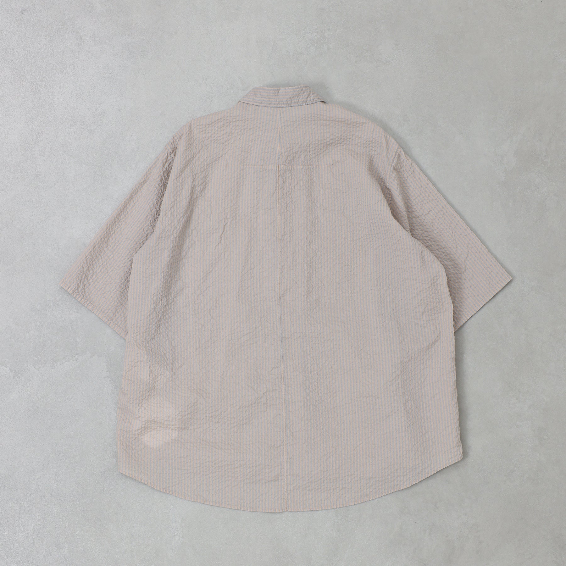 FIRMUM ストライプハーフスリーブシャツ / LE_FR1206S5