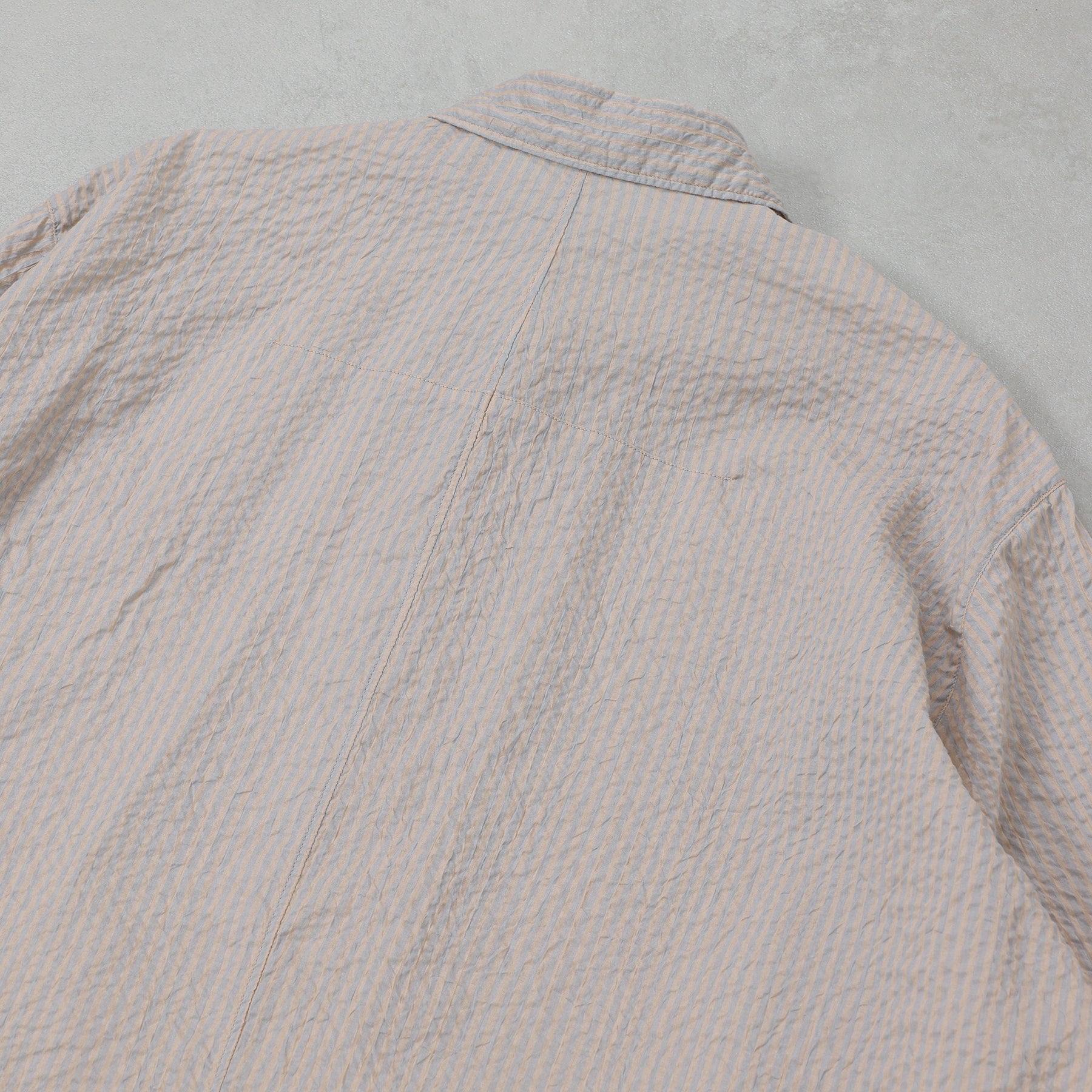 FIRMUM ストライプハーフスリーブシャツ / LE_FR1206S5