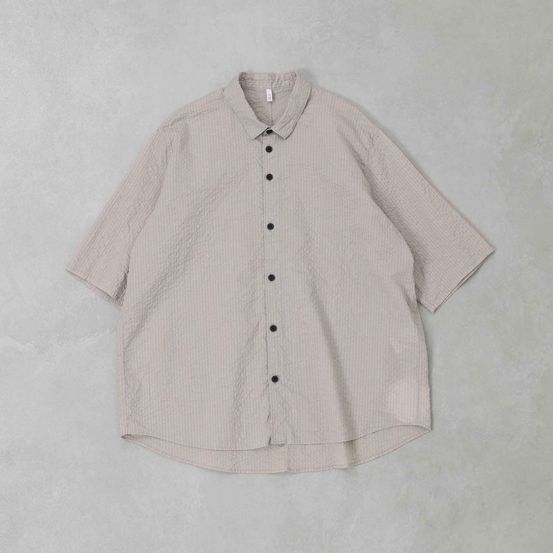 FIRMUM ストライプハーフスリーブシャツ / LE_FR1206S5