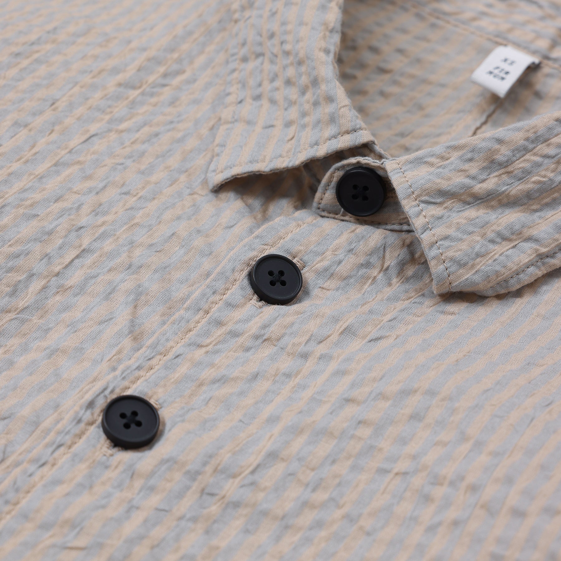 FIRMUM ストライプハーフスリーブシャツ / LE_FR1206S5