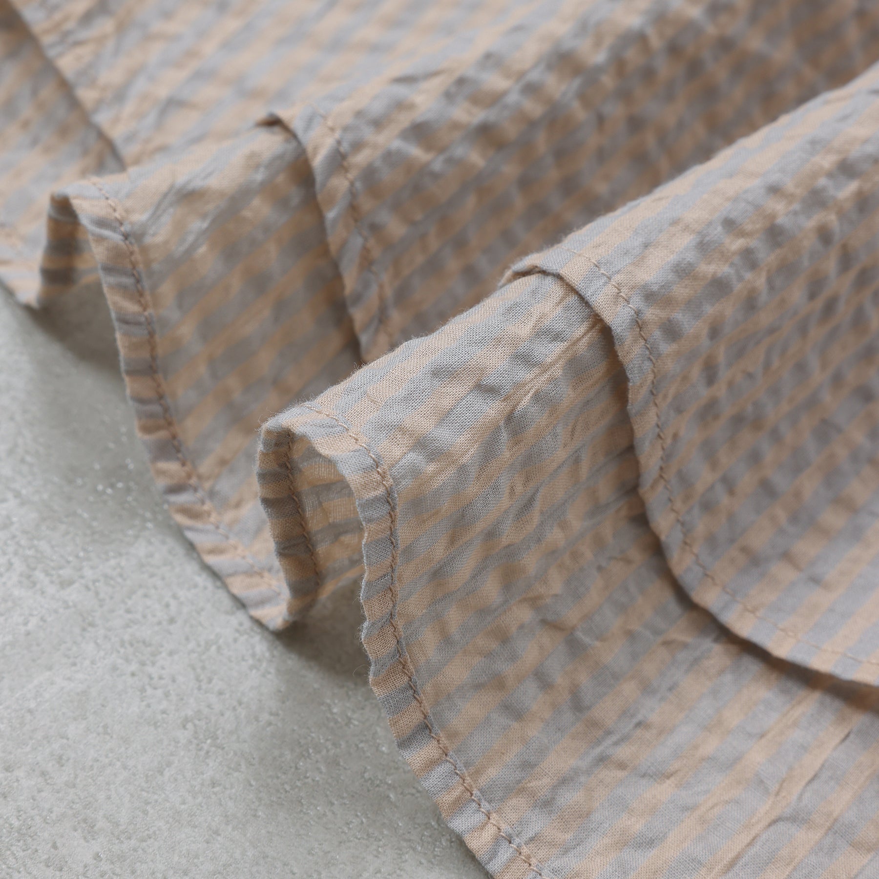 FIRMUM ストライプハーフスリーブシャツ / LE_FR1206S5