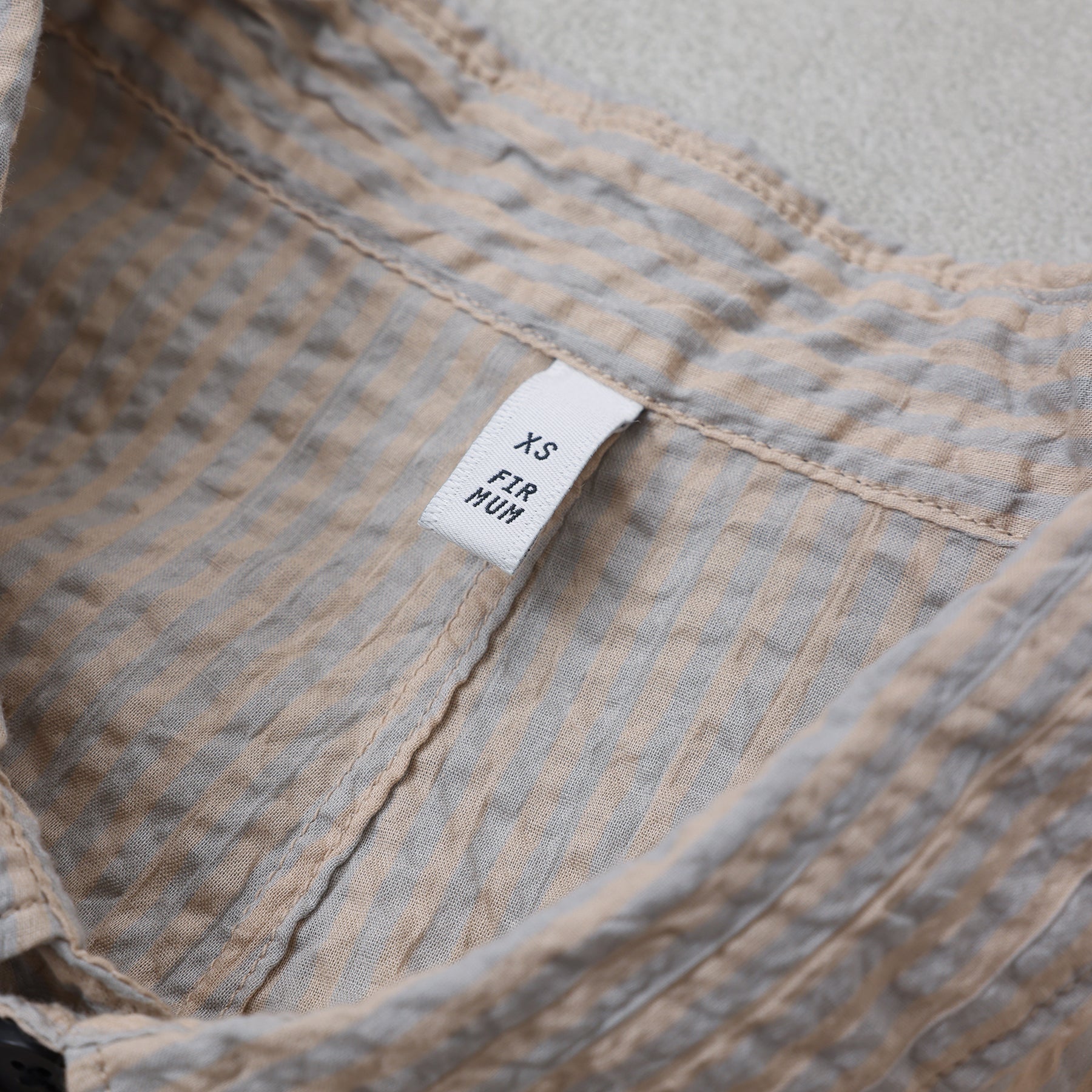 FIRMUM ストライプハーフスリーブシャツ / LE_FR1206S5