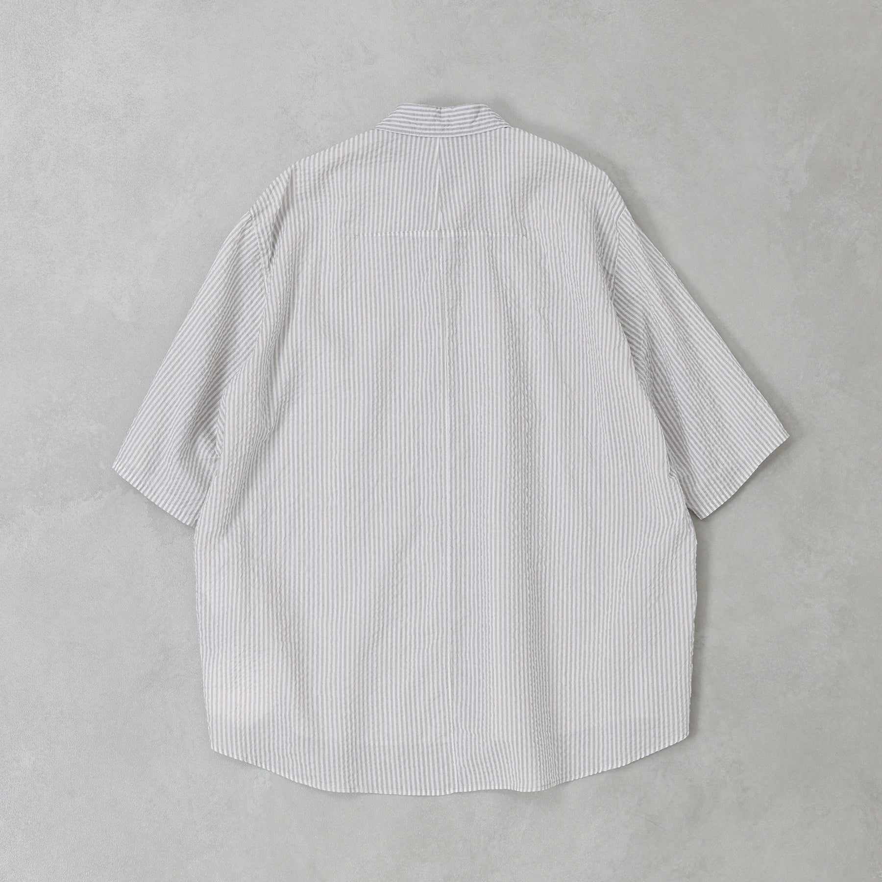 FIRMUM ストライプハーフスリーブシャツ / LE_FR1206S5