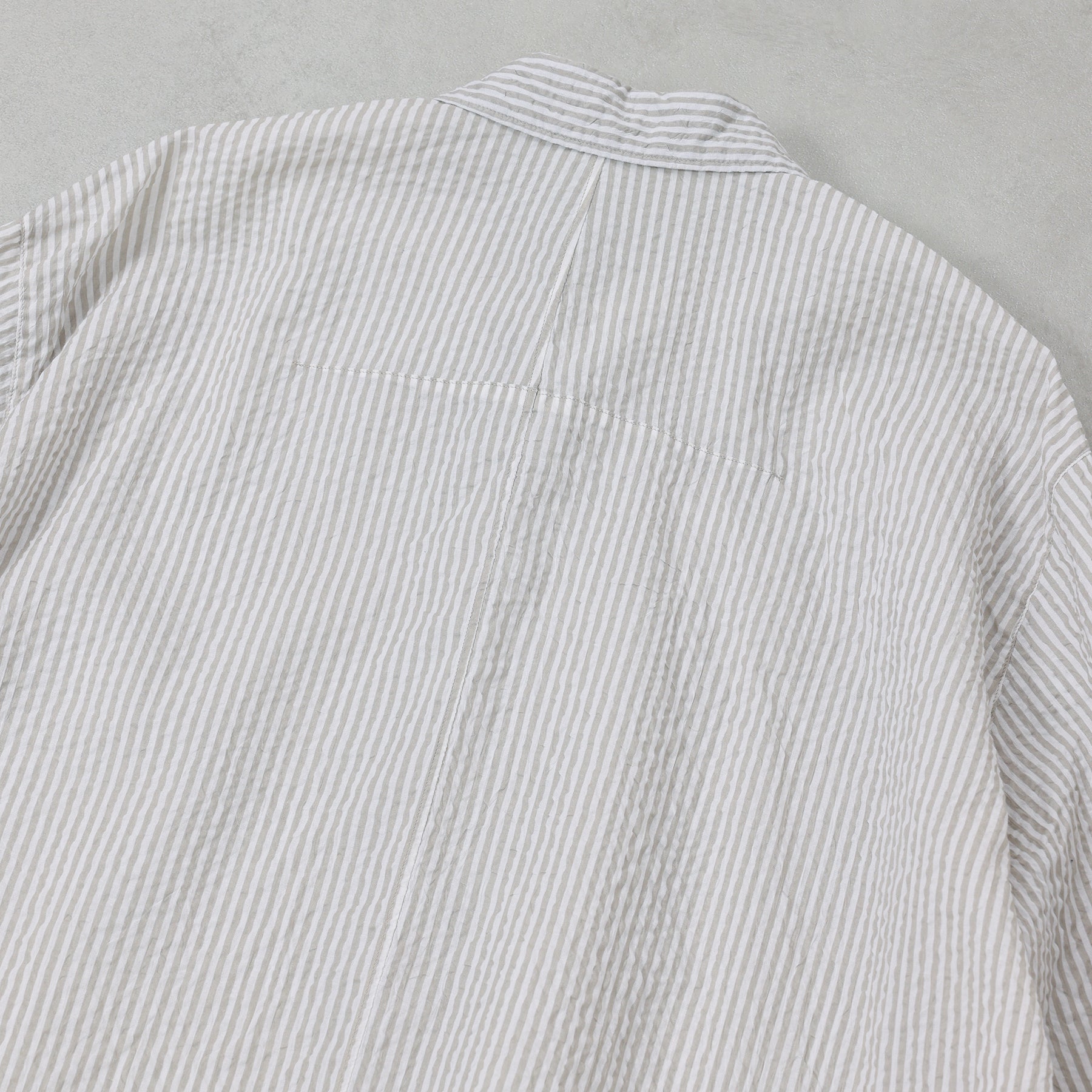 FIRMUM ストライプハーフスリーブシャツ / LE_FR1206S5