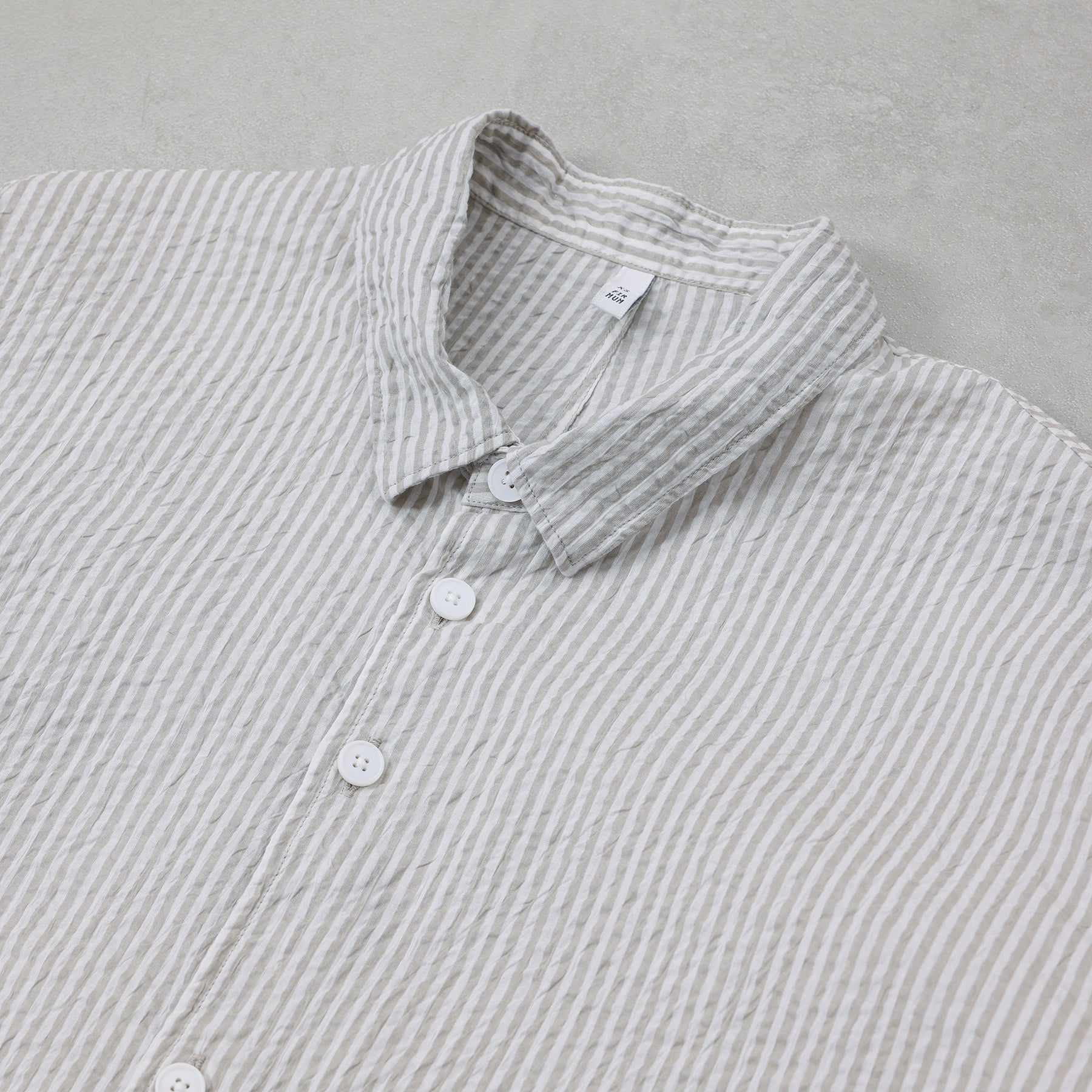 FIRMUM ストライプハーフスリーブシャツ / LE_FR1206S5