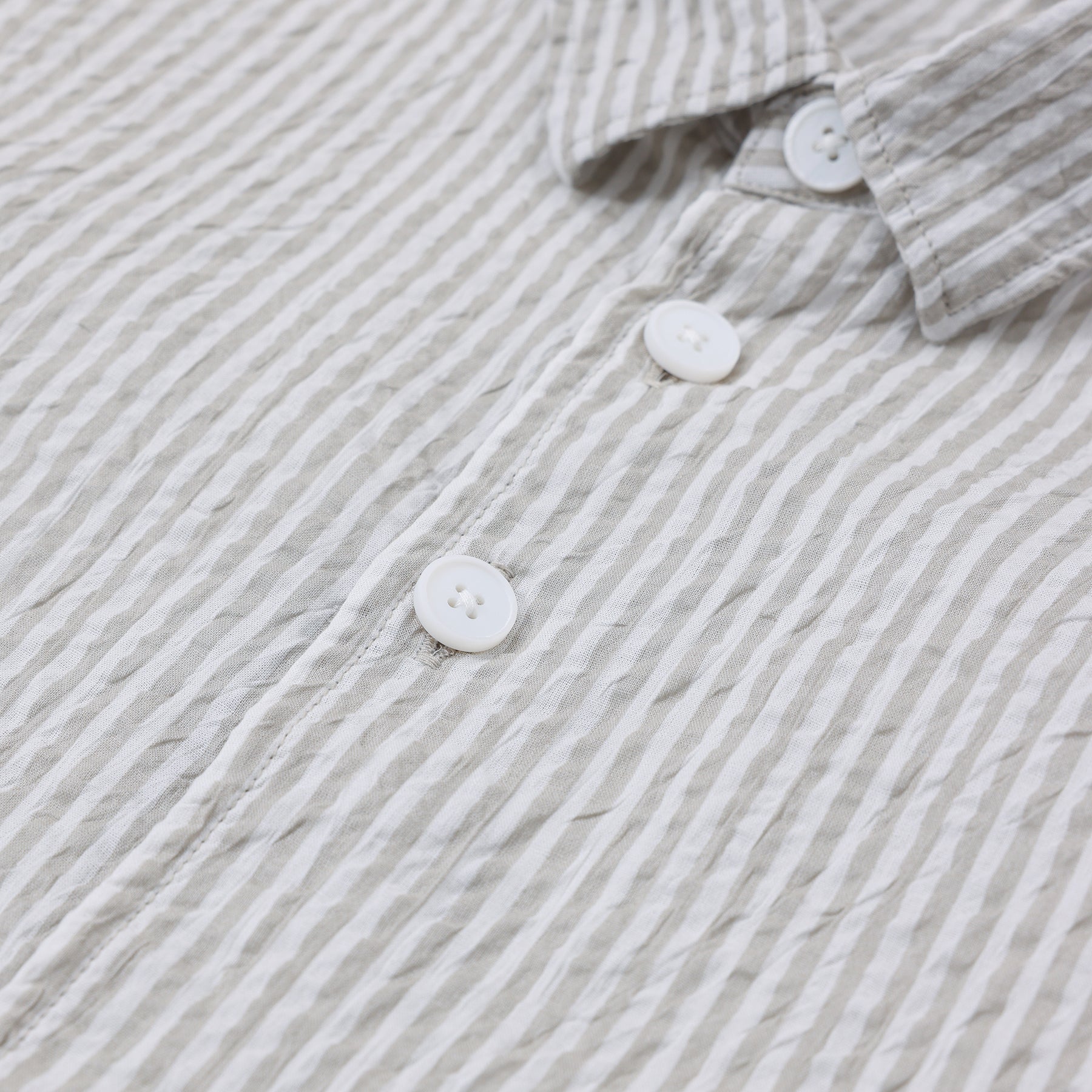 FIRMUM ストライプハーフスリーブシャツ / LE_FR1206S5