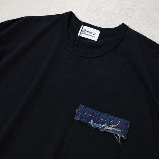 KUON  Boro Trimmed Pocket Tee / 115CS12C183