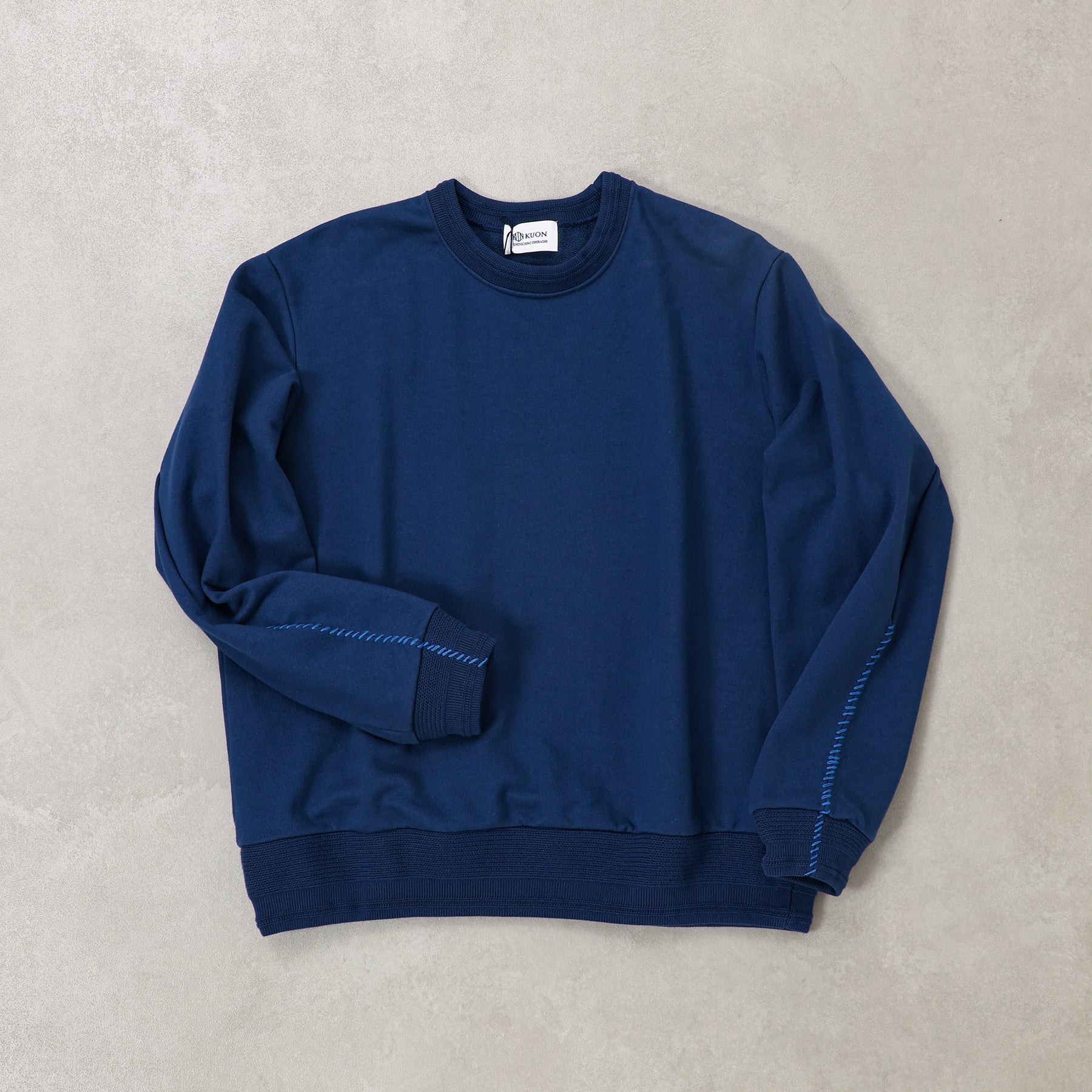 KUON Sashiko Sweatshirt / 145CS03DB52