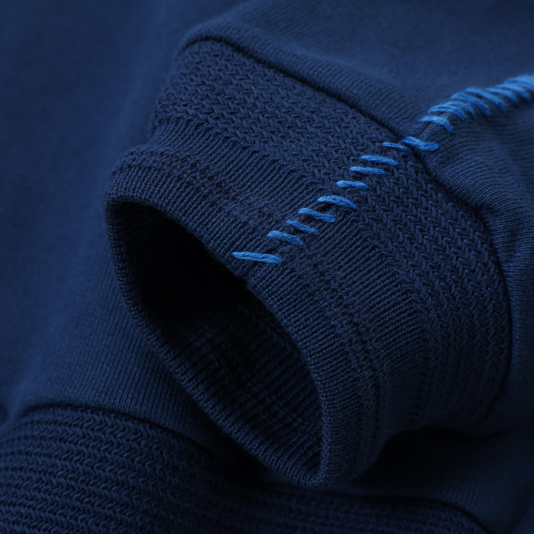 KUON Sashiko Sweatshirt / 145CS03DB52