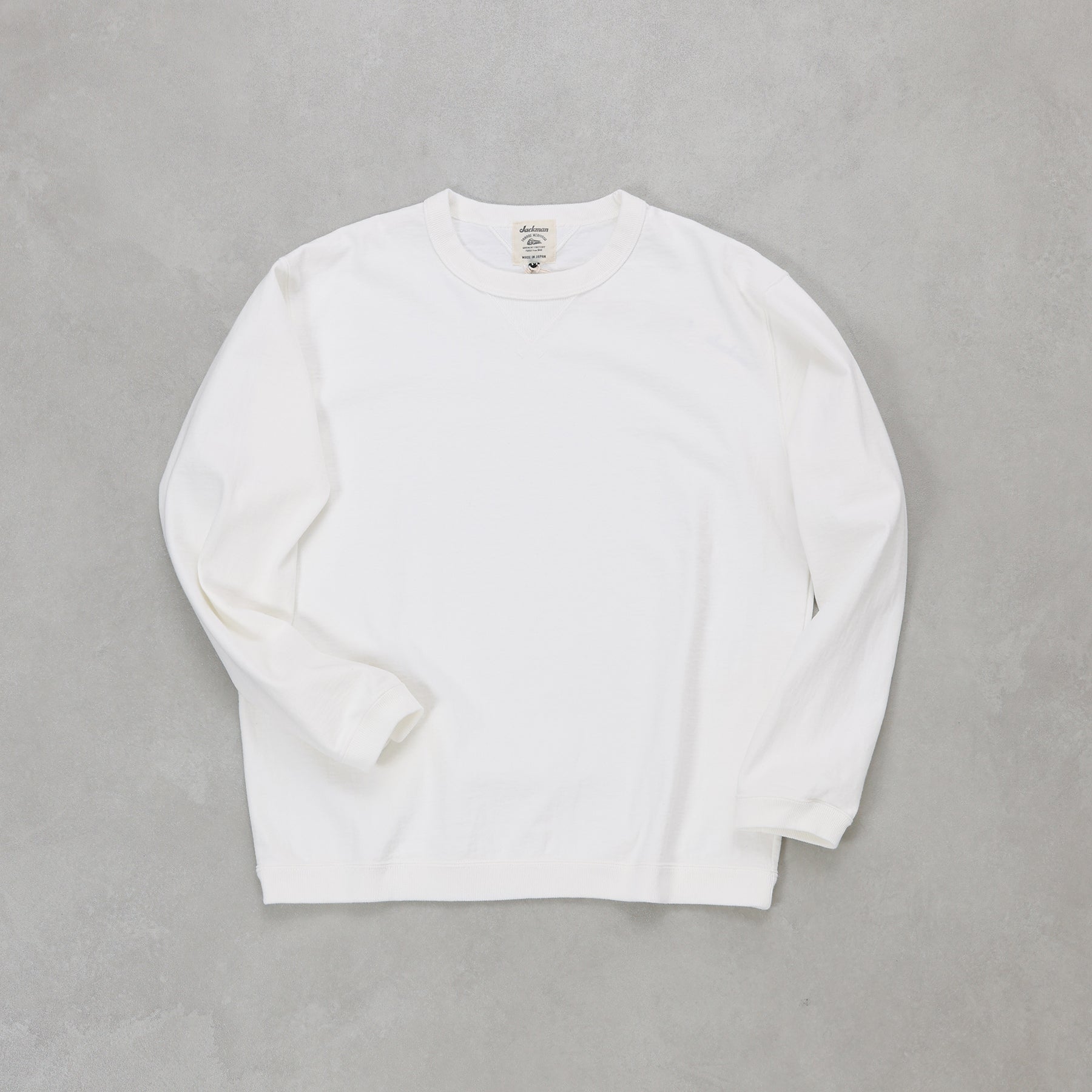 Jackman Dotsume Rib LS T-Shirt / JM5563