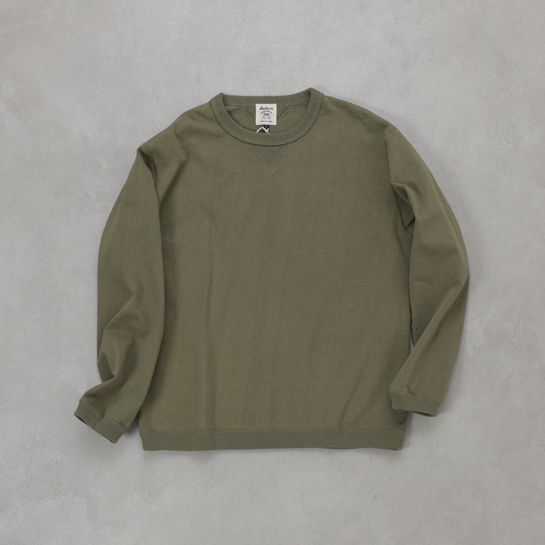 Jackman Dotsume Rib LS T-Shirt / JM5563