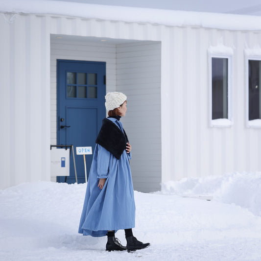 Veritecoeur リネンウールショール / VCC523