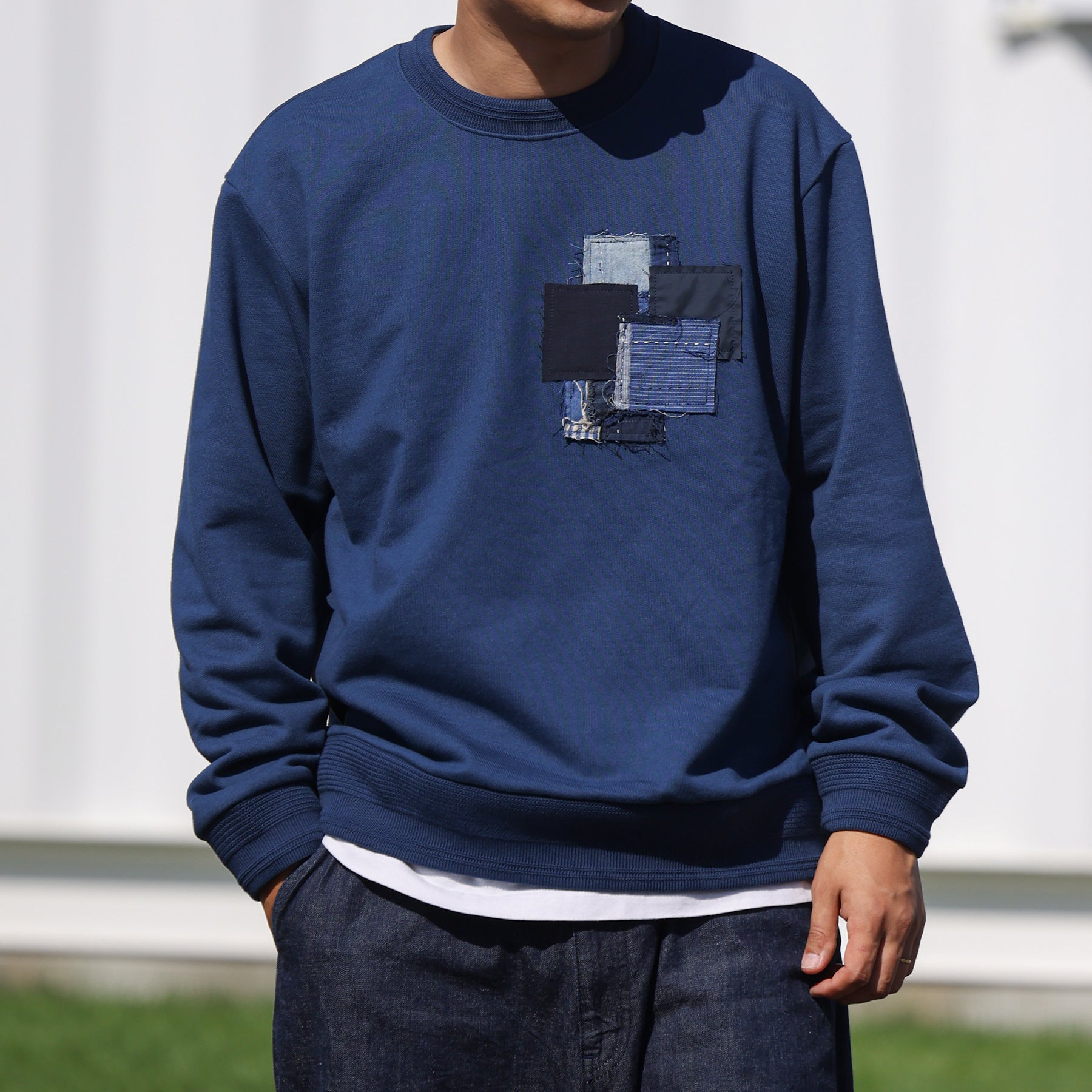 KUON Boro Sweatshirt / 145CS02DBEA