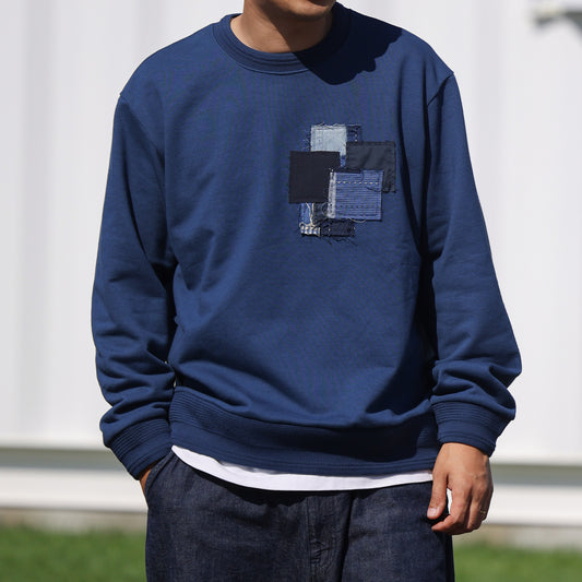 KUON Boro Sweatshirt / 145CS02DBEA