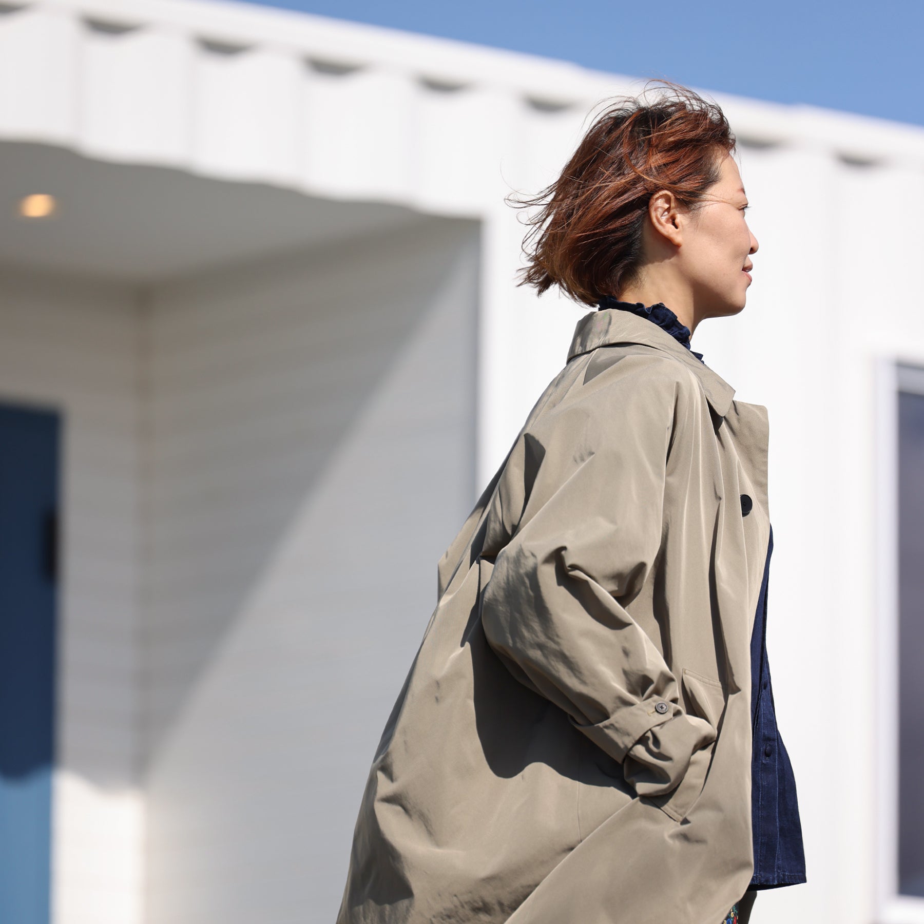 NO CONTROL AIR ラグランスリーブステンカラーコート / SN-NC11303CT