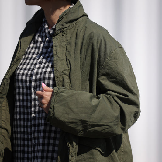 Veritecoeur ガーメントダイショートコート / ST-183