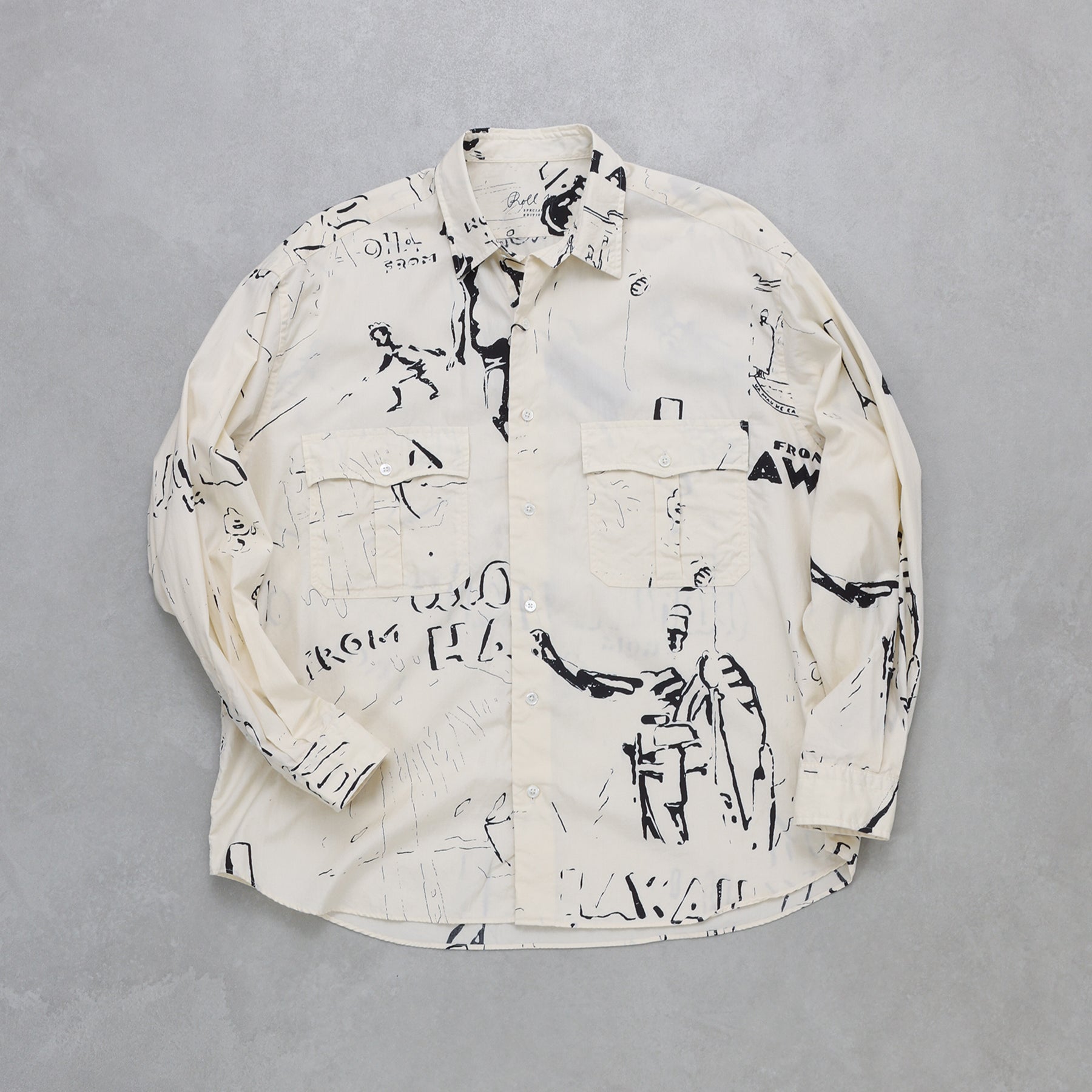 Porter Classic ROLLN UP HAWAIIAN OUTDOOR SHIRT / PC-016-3688