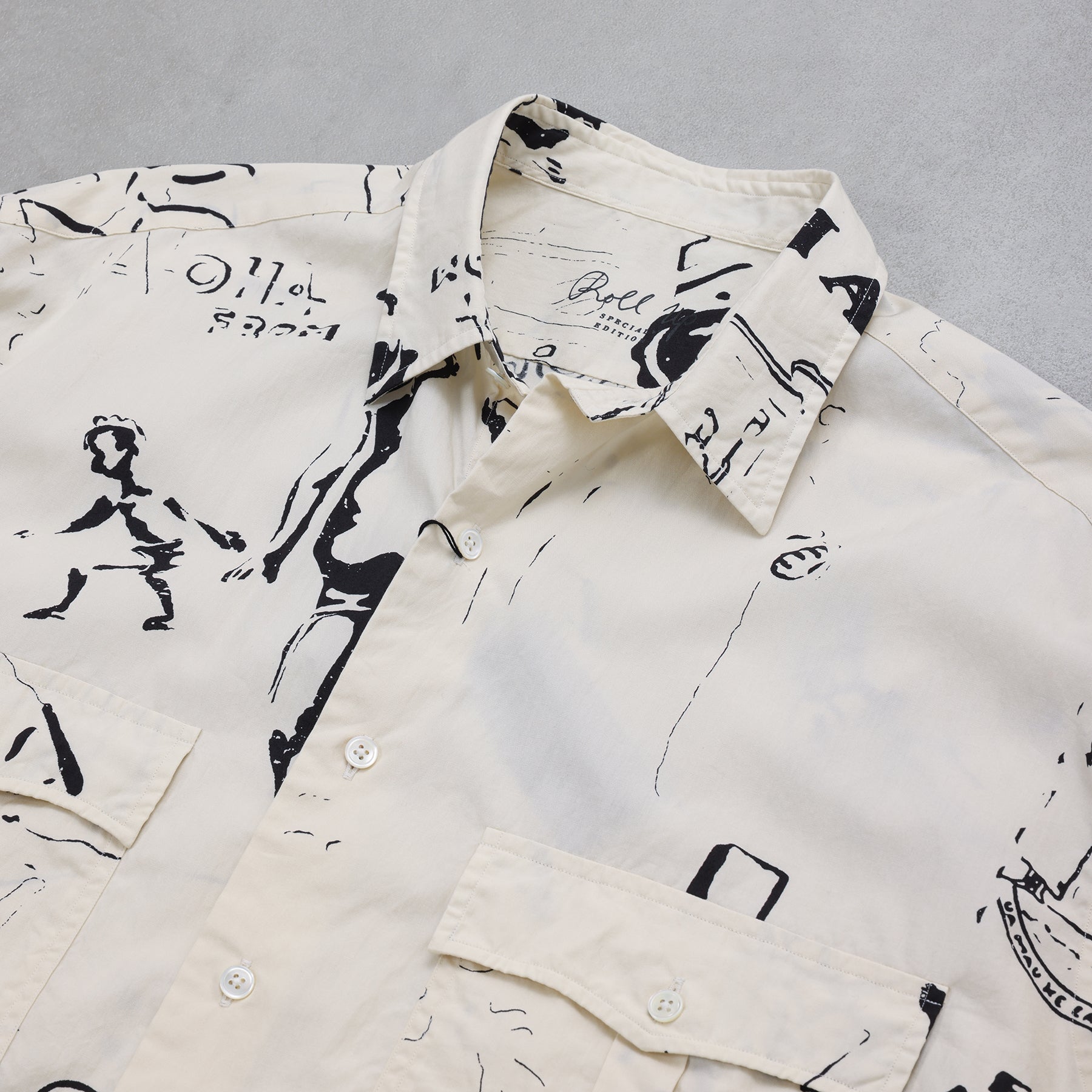 Porter Classic ROLLN UP HAWAIIAN OUTDOOR SHIRT / PC-016-3688