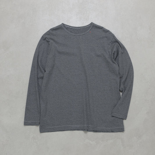 PORTER CLASSIC H/W BEATNIK BORDER CREWNECK / BFA-P-006-4279-0042