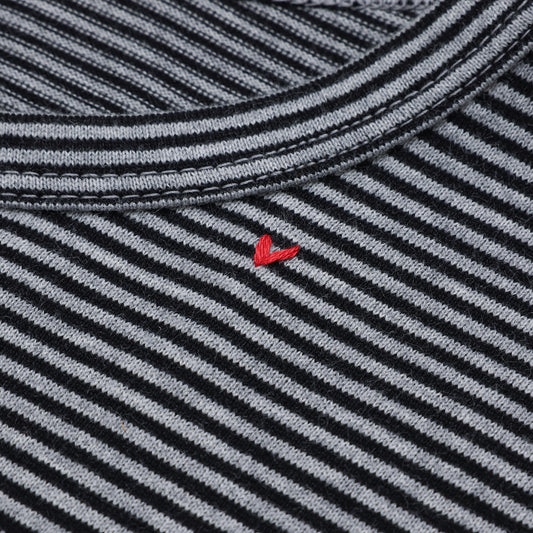 PORTER CLASSIC H/W BEATNIK BORDER CREWNECK / BFA-P-006-4279-0042