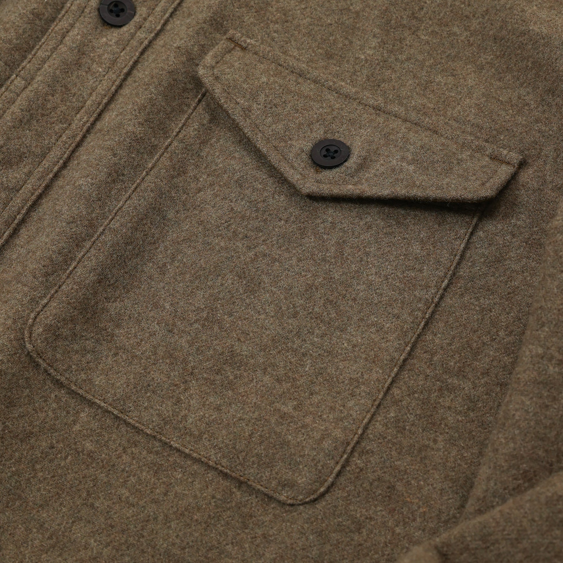 Nigel Cabourn THARKAY SHIRT- WOOL FLANNEL / 80490010005