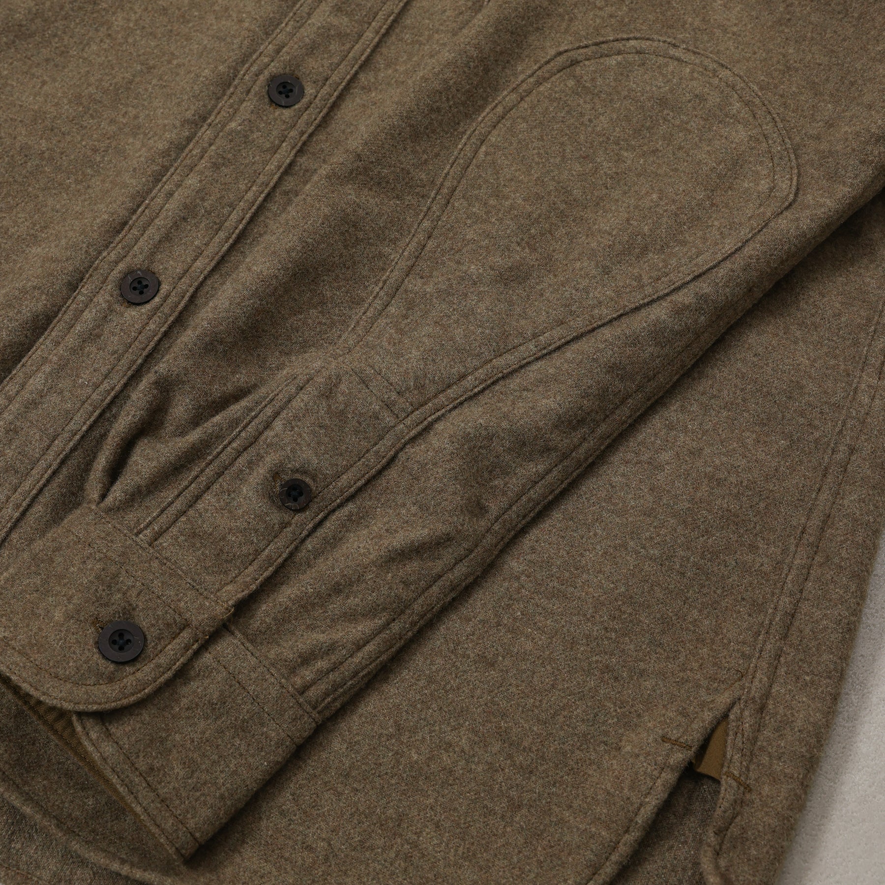 Nigel Cabourn THARKAY SHIRT- WOOL FLANNEL / 80490010005