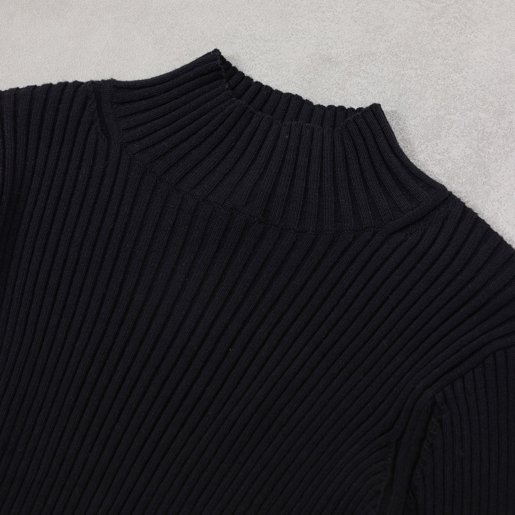 Veritecoeur ハイネックリブニット/ ST-156